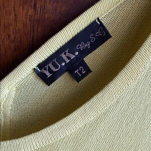 Women’s Yellow Crew Neck Sweater